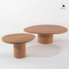 Ritzha Mariano Solid Oak Nesting Coffee Table