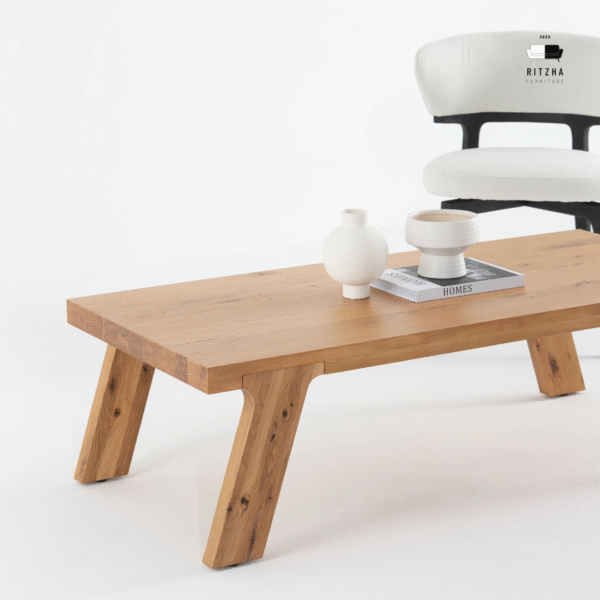 Ritzha Ethan Wooden Coffee Table | Solid Wooden Coffee Table