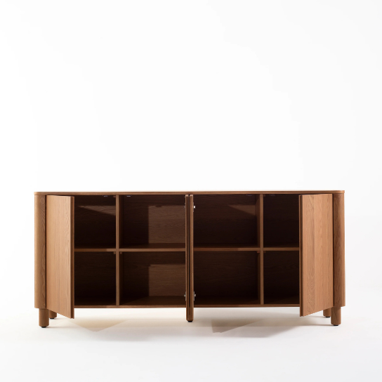 Ritzha Theo Wooden Sideboard | Solid Wooden Sideboard Online