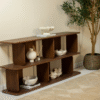 Ritzha Lunova Wooden Display Shelf | Wooden Bookshelf