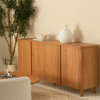 Ritzha Theo Wooden Sideboard | Solid Wooden Sideboard Online