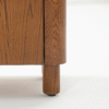 Ritzha Theo Dark Wood Sideboard | Solid Wooden Sideboard In Natural Finish