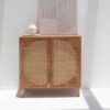 Ritzha Viviana Rattan Doors Acacia Wood Sideboard & BuffetCabinet