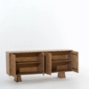 Ritzha Lorwyn 4-Door Wooden Sideboard | Wooden Sideboard for Living Room