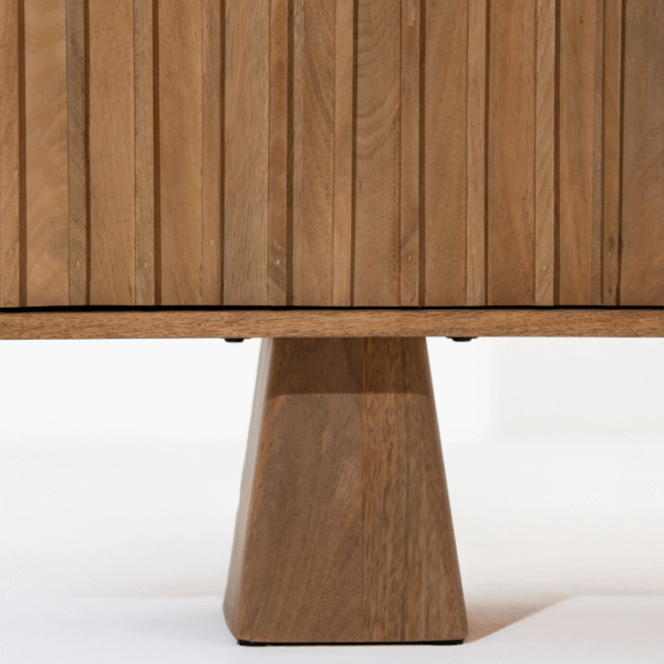 Ritzha Lorwyn 4-Door Wooden Sideboard | Wooden Sideboard for Living Room