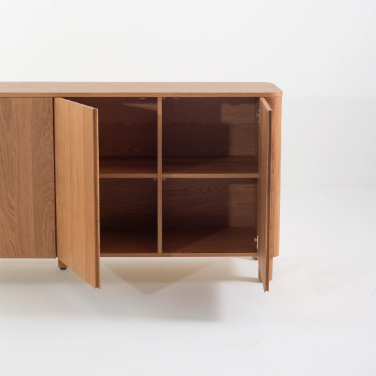 Ritzha Theo Wooden Sideboard | Solid Wooden Sideboard Online