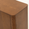 Ritzha Theo Dark Wood Sideboard | Solid Wooden Sideboard In Natural Finish