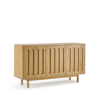 Ritzha Belgrave Large Sideboard In Oak Wood Natural Finish