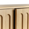 Ritzha Belgrave Large Sideboard In Oak Wood Natural Finish