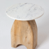 Ritzha Sabella Marble Top Side Table