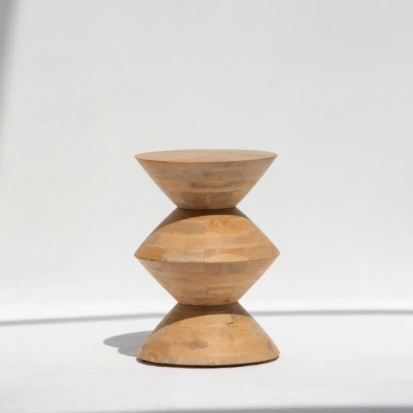 Ritzha Sage Wooden Side Table For Living Room