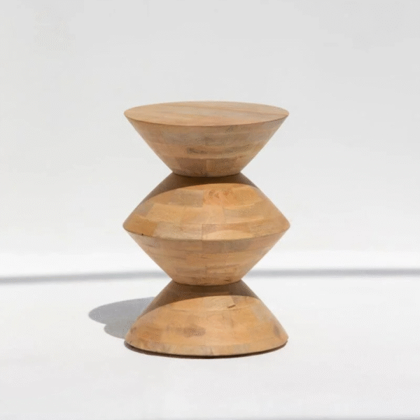 Ritzha Sage Wooden Side Table For Living Room