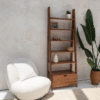Ritzha Eliana Wooden Book Shelves | Wooden Bookshelf