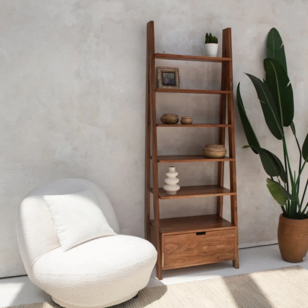 Ritzha Eliana Wooden Book Shelves | Wooden Bookshelf