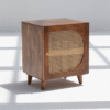 Ritzha Dawn Wooden Bedside Table | Wooden Side tables Online