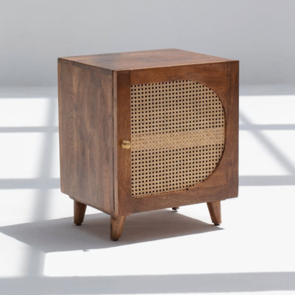 Ritzha Dawn Wooden Bedside Table | Wooden Side tables Online