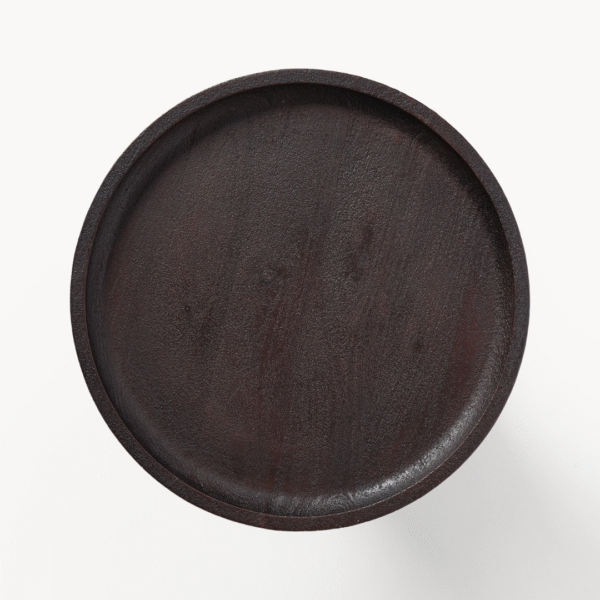 Ritzha Round Teak Wood Side Table Benno