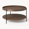 Ritzha Round Wooden Coffee Table Renee | Wooden Coffee Tabl
