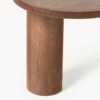 Ritzha Oak Wood Coffee Table Didi in Organic Shape