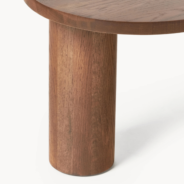 Ritzha Oak Wood Coffee Table Didi in Organic Shape