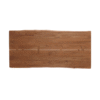 Ritzha Yukon Warm Acacia Live Edge Solid Wood Dining Table In Acacia Wood