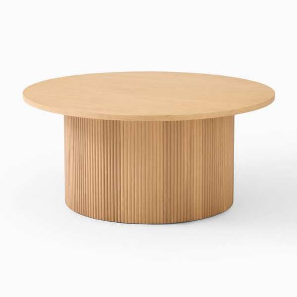 Ritzha Ellington Wooden Coffee Table In Natural Honey Finish