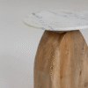 Ritzha Sabella Marble Top Side Table