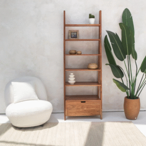 Ritzha Eliana Wooden Book Shelves | Wooden Bookshelf