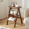 Ritzha Wooden Calimesa End Table In Ash Wood