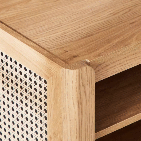 Ritzha Java End Table In Natural Finish