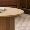 Ritzha Ellington Wooden Coffee Table In Natural Honey Finish