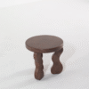 Ritzha Nala Wooden Side Table In Ash Wood