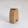 Ritzha Sabella Marble Top Side Table
