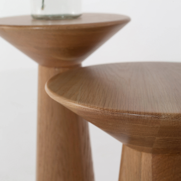 4 Ritzha Jace Natural Wooden Side Table