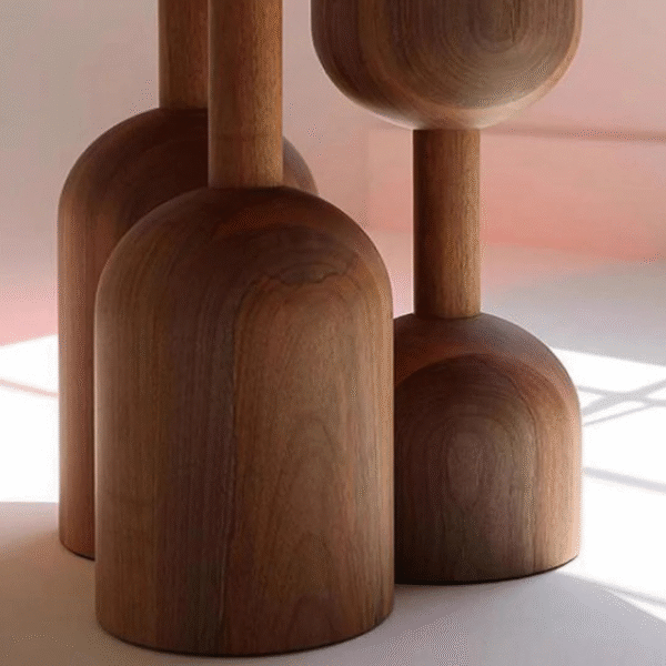 Ritzha Mcveigh Round Dining Table In Honey Finish