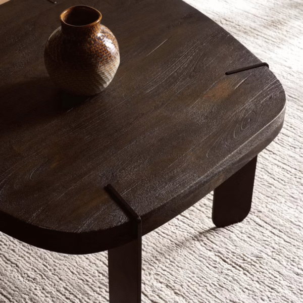 Ritzha malin coffee table wood medium - antique brown