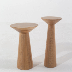 Ritzha Jace Natural Wood Side Table