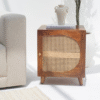 Ritzha Dawn Wooden Bedside Table | Wooden Side tables Online