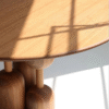 Ritzha Mcveigh Round Dining Table In Honey Finish