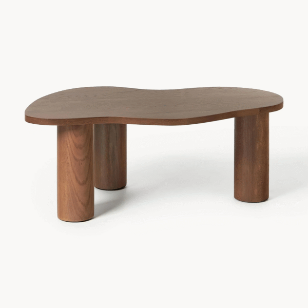 Ritzha Oak Wood Coffee Table Didi in Organic Shape