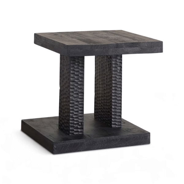 Ritzha stella end table In Black Finish