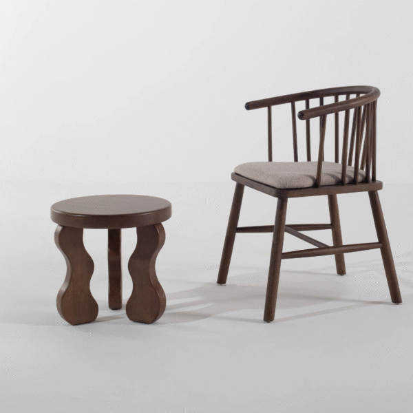 Ritzha Nala Wooden Side Table In Ash Wood