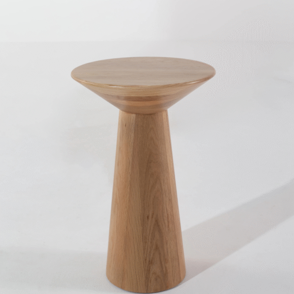 7 Ritzha Jace Natural Wooden Side Table