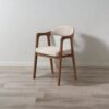 Untitled design (1) Ritzha Lena Wood Armchair Beige