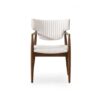 Ritzha Nera Wood Armchair Beige