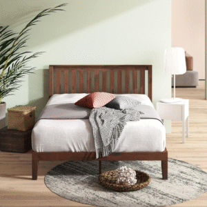 Ritzha Solid Wooden Modern beds With Rich Honey Finish
