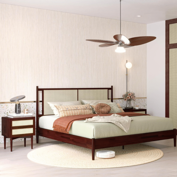 Ritzha Wooden Oliver King Bed In Modern Finish