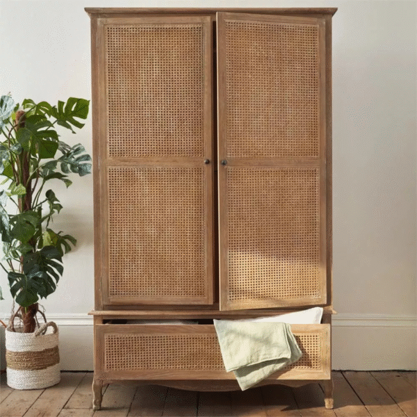 Ritzha Sienna Rattan Wardrobe Ritzha Sienna Rattan Wardrobe