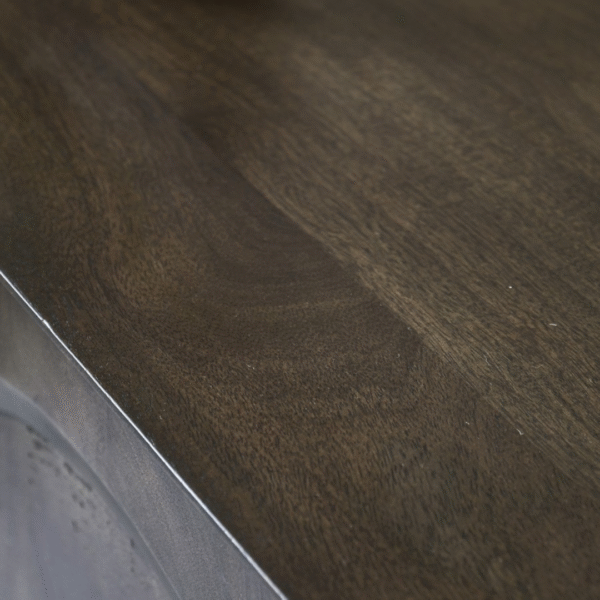 Ritzha Wooden Large Sideboard With Ball Feet In Walnut Finish