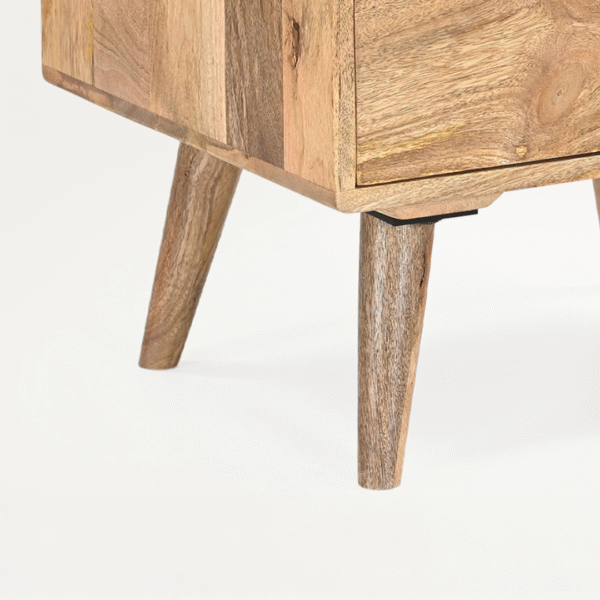 Ritzha Oslo Light Teak Wood Large Chest of Drawers